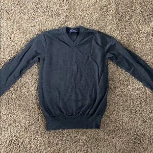 MERINO WOOL V NECK SWEATER